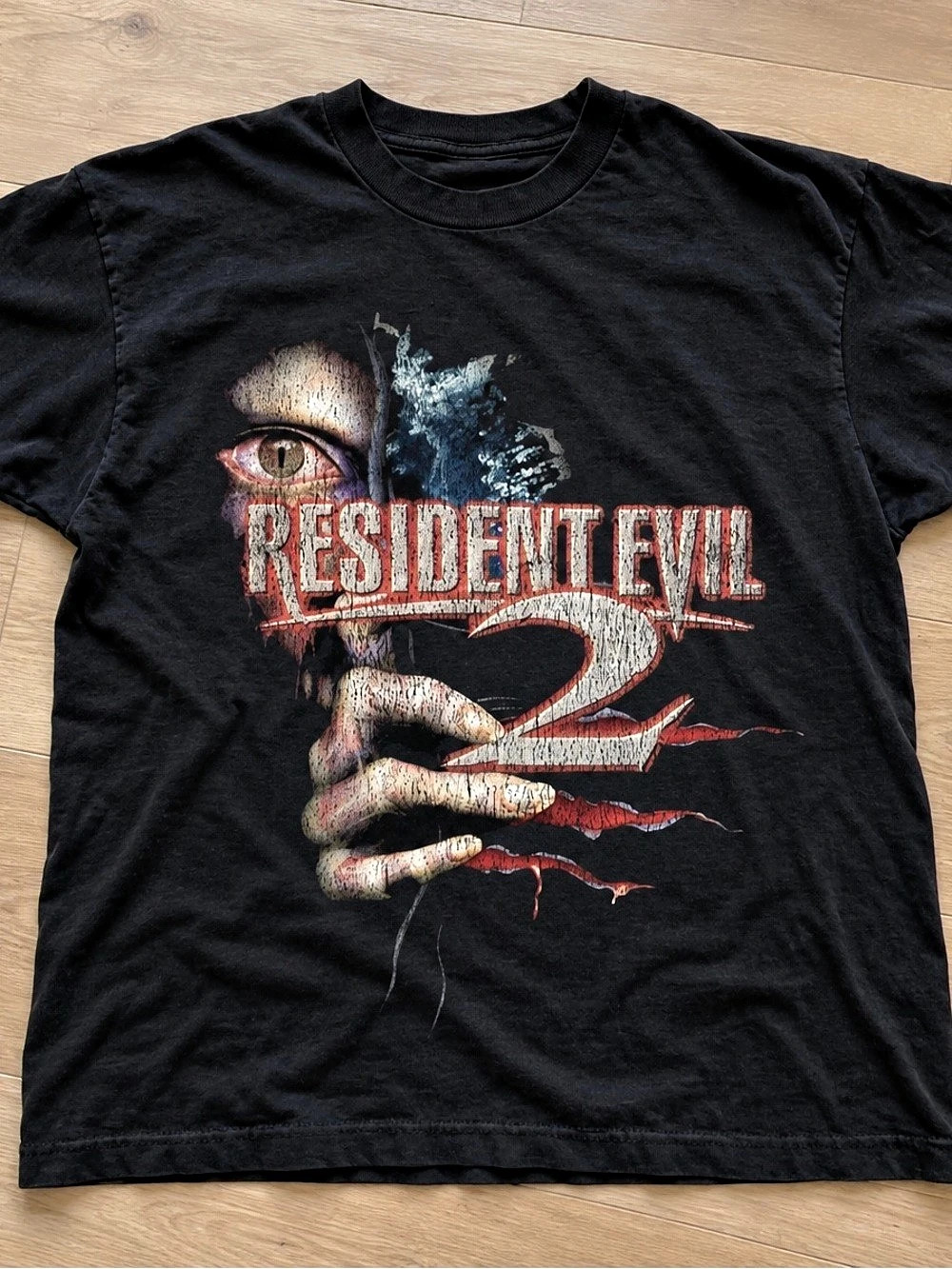 Resident Evil Zombie Survival Game Graphic Tee – Black
